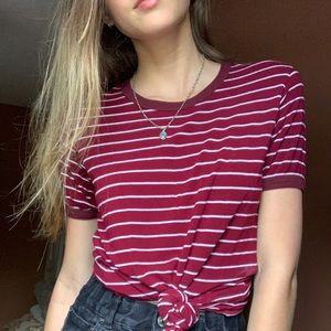 John Galt striped t-shirt
